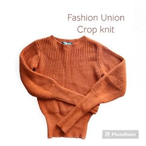 Knit Crop sweater, Fashion Union petite